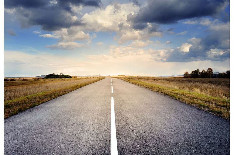 road-asphalt-space-sky