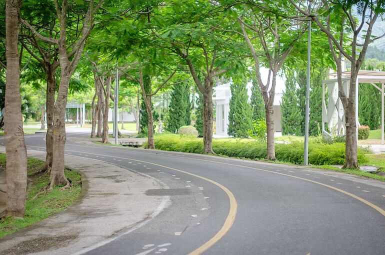 green-road-street-transportation